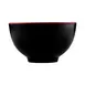 GET JW452T-BR Bowl 12 Oz 4.25" Dia x 2.63" H Red/Black Melamine Break/Chip/Stain/Scratch Resistant 2 image