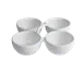 GET MJ601S Bugambilia Condiment Bowl - 4-Division, 10.1 oz 9½" Dia x 2½" Deep, Aluminum Sand 1 image