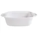 GET PA1101809024 Lasagna Dish 21.2 Oz 7‑4/5" x 5.75" Porcelain White Rect Rolled Scratch - Dozen 1 image