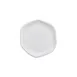 GET PA1101892012 Dinner Plate, 8.5" Dia x .500" H, Hexagonal Porcelain, Corona Finish - 1 Dozen 1 image