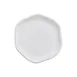 GET PA1101892912 Hexagonal Porcelain Dinner Plate 11.6" Dia. x .600" H Corona Ancestral - 1 Dozen 1 image