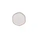 GET PA1605891512 Dinner Plate 6.4" Dia .600" H Beige Corona Porcelain Ancestral Artisan - 1 Dozen 1 image