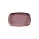 GET PA1822917612 Porcelain Rectangular Platter, 8" x 13" x 1.25" Coupe Rim, Corona Nova - 1 Dozen 1 image