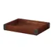 GET WB-1292WD-W Urban Renewal Display Box, 12" x 9" x 2"H, Walnut, Rectangular, Stackable 1 image