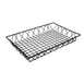 GET WB-953-BK Clipper Mill Pop Pastry Basket, 18" x 12" x 2"H, Rectangular Wire, Metal, Black 1 image