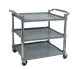 GSW USA C-23WM 3-Tier Heavy-Duty Bus Cart w/ 150 lb. Load Capacity 1 image