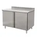 GSW USA CTD-P3072H 72" Cabinet Base Hinged Doors Work Table with Mid-Shelf & Backsplash 1 image
