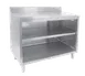 GSW USA CTN-P2436 Open Front Work Table with Mid-Shelf, 36"W X 24"D / Polished Stainless Steel Top 1 image