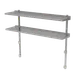 GSW USA DS-B1428 Double Overshelf, Adjustable, 28"L X 15-1/4"W X 48"H O.A. 1 image