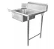 GSW USA DT24S-R 24" Straight Soiled Dishtable, 16 Gauge S.Steel - 20" Sink Bowl / Right to Left 1 image