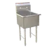 GSW USA SE15151P One Compartment Sink, 18-1/8"W X 18-1/2"D X 45"H 1 image