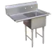 GSW USA SE18181L One Compartment Sink, 39-1/8"W X 24"D X 45"H 1 image