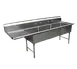 GSW USA SE18183L Three Compartment Sink, 75-3/8"W X 24"D X 45"H 1 image