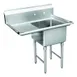 GSW USA SH18241L One Compartment Sink, 39-1/8"W X 30"D X 45"H 1 image