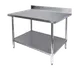 GSW USA WT-EB3030 30" Open Base Work Table with Undershelf, 1-1/2" Backsplash / Upturn 1 image