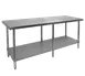 GSW USA WT-P3084US Undershelf, 84"W X 30"D, 18/430 Stainless Steel 1 image