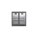 Infrico USA IMD-ERV25C 36" Two Section Merchandiser Refrigerator with Glass Door, 8.0 cu. ft. 1 image