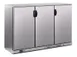 Infrico USA IMD-ERV35IISD - 54" Three-Section Glass Door Cooler, 8.0 cu. ft., 400 Stainless, LED 1 image