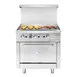 Koolmore KM-CRG36G-NG Commercial Range, 36"W, (3) 30, 000 Btu Open-Top Burners 2 image