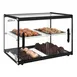 Koolmore KM-DC-2CSBK 22" Tiered Pastry Display Case with Shelf and Sliding Door, 2.2 cu. ft. Capacity 2 image