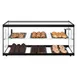 Koolmore KM-DC-3CSBK 33" 2-Tier Pastry Display Case with Shelf and Sliding Door, 3.2 cu. ft. Capacity 1 image