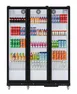Koolmore KM-MDR-3FGD 71" Merchandiser Refrigerator, 46.1 cu ft, 3‑Section, Black Finish, 12 PVC Shelves 2 image