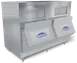 Kloppenberg 2115‑SBB 72" Ice Bin, 1300‑3255 lb Capacity, Stainless Steel, NSF Certified, Made in USA 1 image