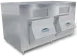 Kloppenberg 2845-SBB 96" Ice Storage Bin, Door, 90"-99", 3300 Lb Capacity, NSF Certified, USA 1 image