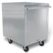 Kloppenberg CC-250 Ice Shuttle Cart, 250 Lb Stainless Steel Bin, 24" Door Clearance, 5" Casters, USA 1 image