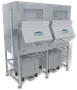 Kloppenberg IFS1700-250 Ice Fill Station, 72" Poly Door, 1818 lb, with 250 lb Carts – Made in USA 1 image