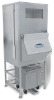 Kloppenberg IFS900-250 Ice Fill, 1194 lb, 30"-39" Width, Poly Door, Stainless Steel, 250lb Cart 1 image