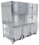 Kloppenberg SPS-3-SL – 90" Ice Bin, 3400 lb Capacity, Stainless, Side‑Hinged Door, NSF, Made in USA 1 image