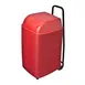 Koala KB424-03 System 36 Cinema Seat, Red, 16-1/2"W x 16"D x 5"H, Seamless Plastic, 36 Nesting Seats with Rolling Cart 1 image