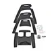Koala KB833-02-KD ECO Chair High Chair, 16.5W x 23.25D x 30.25H, Black, 100% Recycled Plastic, Stackable 1 image