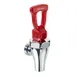 Krowne 19-303 Coffee Urn Faucet, Red for Hot Water, Stainless Steel, Easy-Fit Valve 1 image