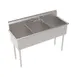 Krowne BS-1818-3 Three Compartment Sink, 57"W X 21-1/2"D X 43-3/4"H 1 image
