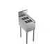 Krowne KR19-MG12 Garnish Station, 12" W x 18-1/2" D, 6 Cups, Pint Containers, Ice Bin, 1" Drain, NSF 1 image