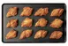 Lainox AF11 Finger Grill/Bake Pan – 12" x 20", Flat Perforated, Teflon‑Coated Aluminum 1 image