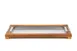 Mibrasa GLW445 Llauna, 17-1/2"W X 9-1/5"D, Stainless Steel with Wood Sup 1 image