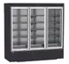 Hydra-Kool HK-GDT-80-S Dual-Temp Merchandiser 78" W, Black 3-Section Reach-In, R290 1 image