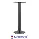 Oak Street B17DISCNR-BAR 17" Dia. Norock Sol Table Base, Bar Height, Steel, Black Finish 1 image