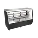 Omcan USA 50108 84" Deli Display Case, 35.9 cu ft / 14.5 cu ft, Black Aluminum, LED, Compressor 1 image