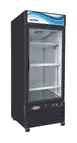 Serv-Ware GR16B-HC 30" One Section Black Merchandiser Refrigerator, 23 cu ft, Glass Door, LED Display 1 image