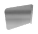 Serv-Ware HS15-CWP-SS Wall Mount Side Splash, 13" X 15", Removable 1 image