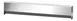 Serv-Ware UC27-BS Add-On Backsplash for 27" Under Counter, Adjustable 24"-35" Width-Bolt/Screw Mount 1 image