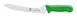 Thunder Group SLKF406GR Bread Knife, 9" Blade, Green Polypropylene Handles, German Steel 1 image