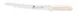 Thunder Group SLKF407WT Bread Knife, 9-1/2" Blade, White Polypropylene Handles, German Steel 1 image