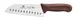 Thunder Group SLKF408BR Santoku Knife, 7" Blade, Hollow Ground, Brown Polypropylene Handles 1 image