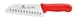 Thunder Group SLKF408BRD Santoku Knife, 7" Blade, Hollow Ground, Red Polypropylene Handles 1 image