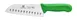 Thunder Group SLKF408GR Santoku Knife, 7" Blade, Hollow Ground, Green Polypropylene Handles 1 image